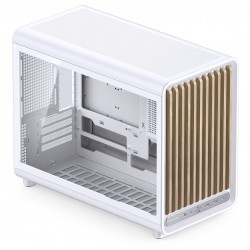 Jonsbo D33 Wood PC Case - Tempered Glass - White