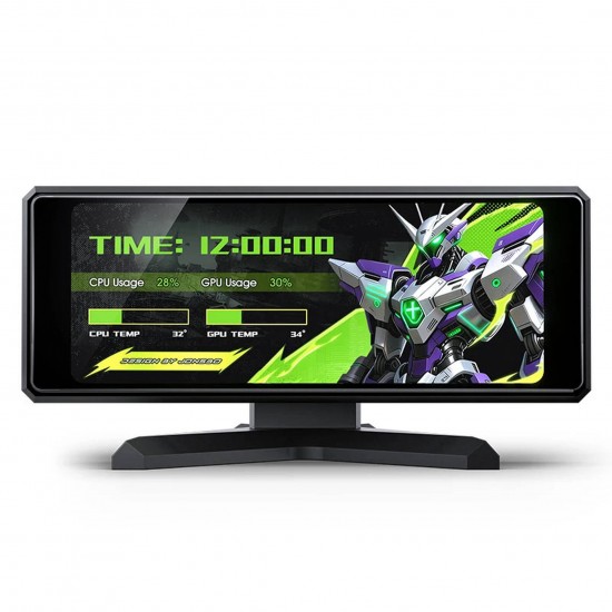 Jonsbo DS339 3,39" IPS Screen - Secondary Monitor for Windows - Black Jonsbo DS339 3,39" IPS Screen - Secondary Monitor for Windows - Black