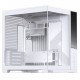 Jonsbo D34 PC Case Tempered Glass - White