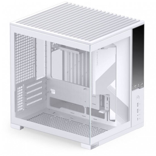 Jonsbo D34 PC Case Tempered Glass - White