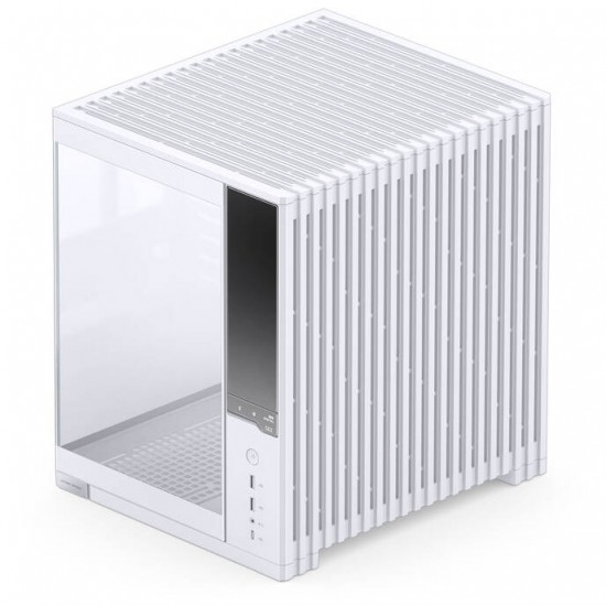 Jonsbo D34 PC Case Tempered Glass - White