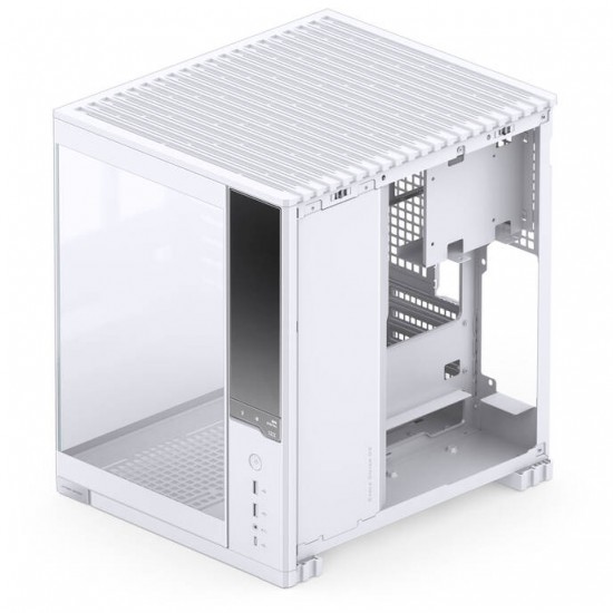 Jonsbo D34 PC Case Tempered Glass - White