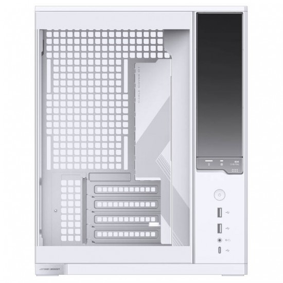 Jonsbo D34 PC Case Tempered Glass - White