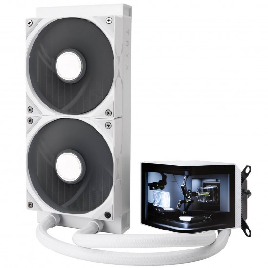 TRYX PANORAMA 240 Sıvı İşlemci Soğutucu - AIO - 3D-AMOLED Display - 240mm - Beyaz TRYX PANORAMA 240 Sıvı İşlemci Soğutucu - AIO - 3D-AMOLED Display - 240mm - Beyaz