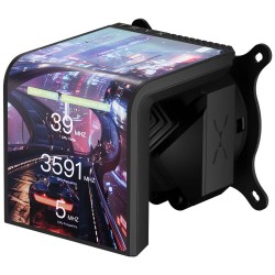 TRYX PANORAMA SE ARGB 240 All-in-One Liquid Cooler, 3D-AMOLED Display – 240mm, Siyah TRYX PANORAMA SE ARGB 240 All-in-One Liquid Cooler, 3D-AMOLED Display – 240mm, Siyah
