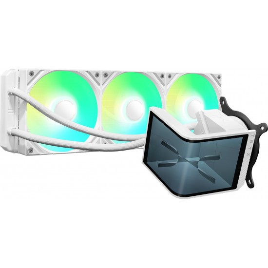 TRYX PANORAMA SE ARGB 360 All-in-One Liquid Cooler, 3D-AMOLED Display – 360mm, Beyaz TRYX PANORAMA SE ARGB 360 All-in-One Liquid Cooler, 3D-AMOLED Display – 360mm, Beyaz