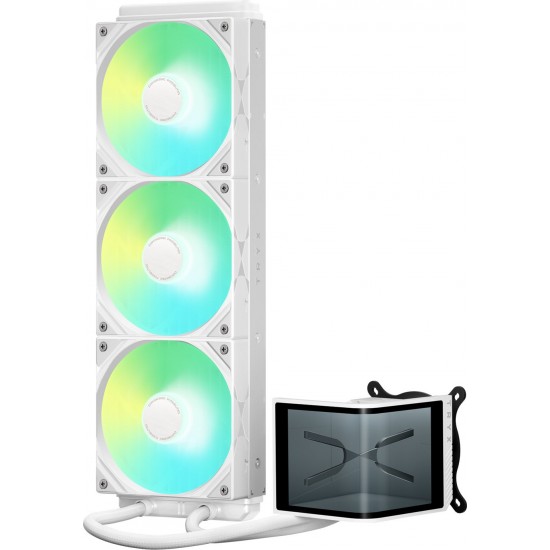 TRYX PANORAMA SE ARGB 360 All-in-One Liquid Cooler, 3D-AMOLED Display – 360mm, Beyaz TRYX PANORAMA SE ARGB 360 All-in-One Liquid Cooler, 3D-AMOLED Display – 360mm, Beyaz