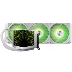 TRYX STAGE ARGB 360 AiO Water Cooling, Dual IPS Display - 360mm - White