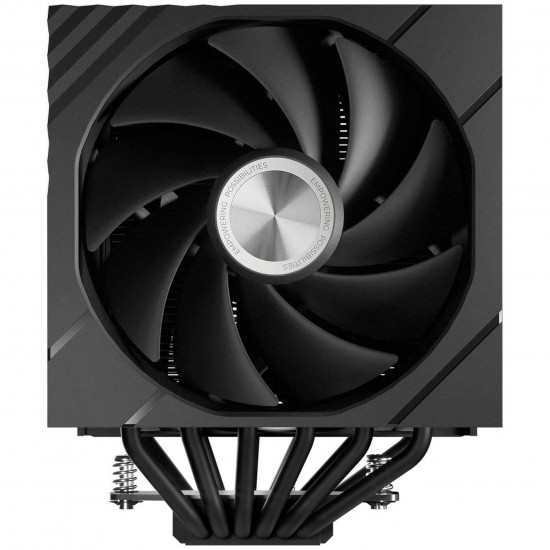 TRYX TURRIS T620 CPU Air Cooler - 5 inch IPS 60 Hz Display - 120mm - Black