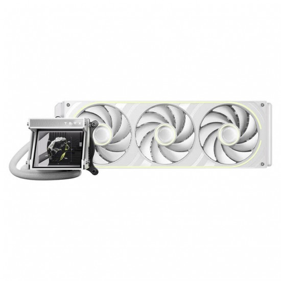 TRYX HOLO ARGB 360 AiO Cpu Cooler - Holographic Display - 360mm - White TRYX HOLO ARGB 360 AiO Cpu Cooler - Holographic Display - 360mm - White