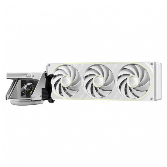 TRYX HOLO ARGB 360 AiO Cpu Cooler - Holographic Display - 360mm - White TRYX HOLO ARGB 360 AiO Cpu Cooler - Holographic Display - 360mm - White
