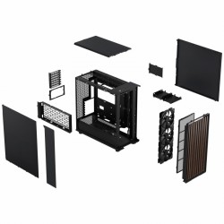 Fractal Design North XL Case with Mesh Side Panel (Charcoal Black)