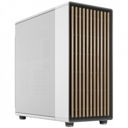 Fractal Design North XL Case with Mesh Side Panel (Chalk White)
