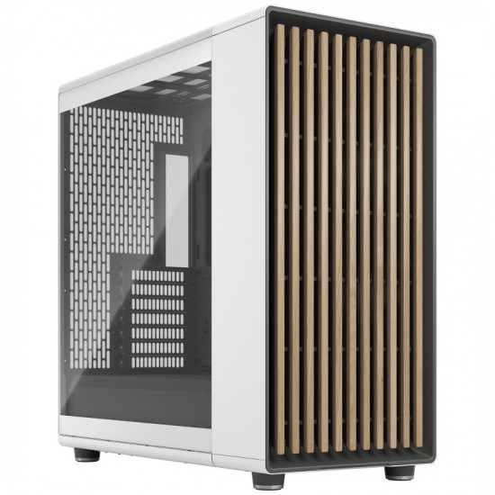 Fractal Design North XL Case (Chalk White, Clear Window)