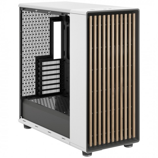Fractal Design North XL Case (Chalk White, Clear Window)