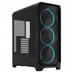 Fractal Design Meshify 3 RGB TG Light PC Case - E-ATX - Black
