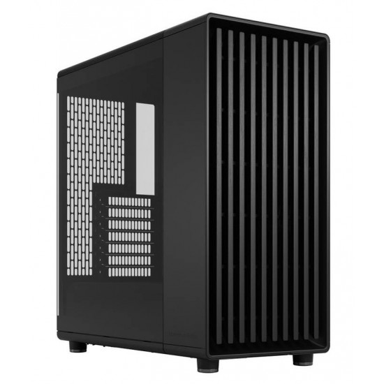 Fractal Design North Momentum Edition PC Case - Tempered Glass - Including 3x 120mm Fans - Black