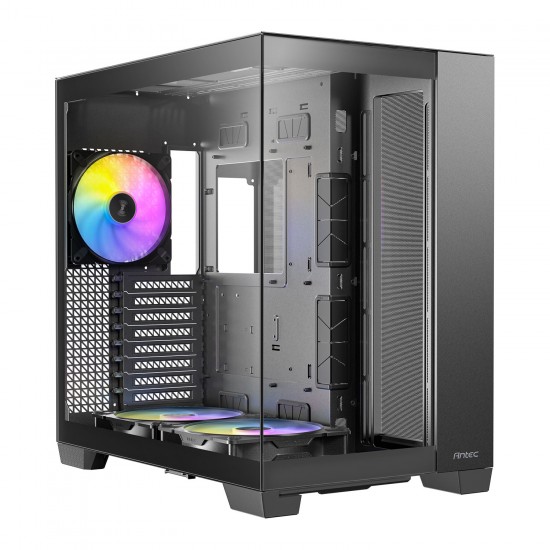 Antec Full C8 ARGB E-ATX - Black - Tempered Glass, 2 x 160mm + 140mm ARGB Fans Antec Full C8 ARGB E-ATX - Black - Tempered Glass, 2 x 160mm + 140mm ARGB Fans