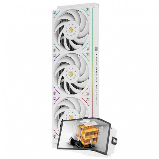 Thermalright Wonder Vision 360 UB ARGB AiO Cpu Cooler, A-RGB, 6.67” OLED Display – 360mm, White