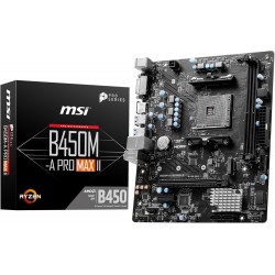 MSI B450M-A PRO MAX II Amd B450 Soket 4133MHz (OC) AM4 DDR4 M.2 Anakart MSI B450M-A PRO MAX II Amd B450 Soket 4133MHz (OC) AM4 DDR4 M.2 Anakart