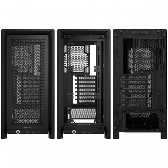 Corsair Frame 4000D PC Case - Tempered Glass - Black
