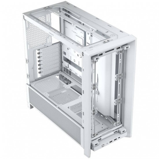 Corsair Frame 4000D PC Case - Tempered Glass - White