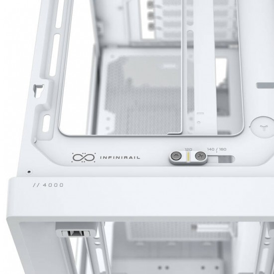 Corsair Frame 4000D PC Case - Tempered Glass - White