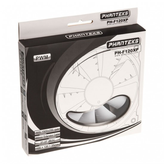 PHANTEKS PH-F120XP Fan, PWM 12cm - 120mm, Siyah/Beyaz PHANTEKS PH-F120XP Fan, PWM 12cm - 120mm, Siyah/Beyaz