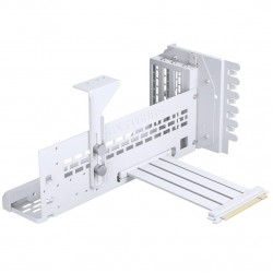 Phanteks Premium Vertical GPU Bracket + PCIe 4.0 x16 Riser Cable, DRGB - 220 mm, (Beyaz Renk)