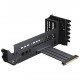 Phanteks Premium PCIe Gen 5 Vertical GPU Bracket, DRGB - 220 mm, (Siyah Renk)