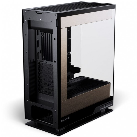 PHANTEKS Evolv X2, Midi-Tower, E-ATX, Tempered Glass, DRGB – Black / Gold Bilgisayar Kasası