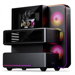 PHANTEKS EX5 Max PC Case - Black + S25 360 ARGB All-in-One Liquid + 6-inch LCD
