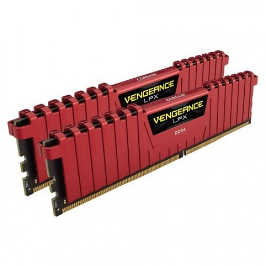 Corsair VENGEANCE LPX 16GB (2 x 8GB) DDR4 DRAM 3200MHz C16 Memory Kit - Kırmızı Renk
