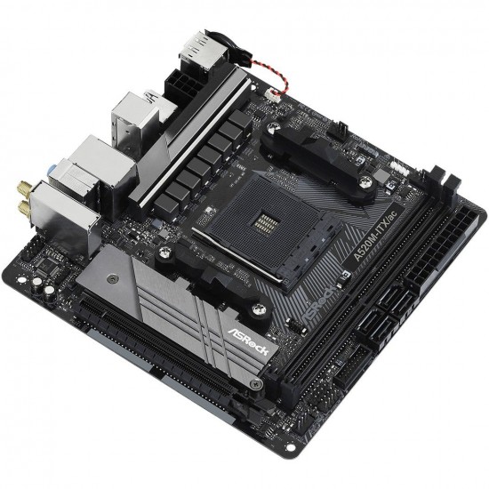 ASRock A520M-ITX/ac - Mini-ITX Anakart - Socket: AM4 - Chipset: A520 ASRock A520M-ITX/ac - Mini-ITX Anakart - Socket: AM4 - Chipset: A520
