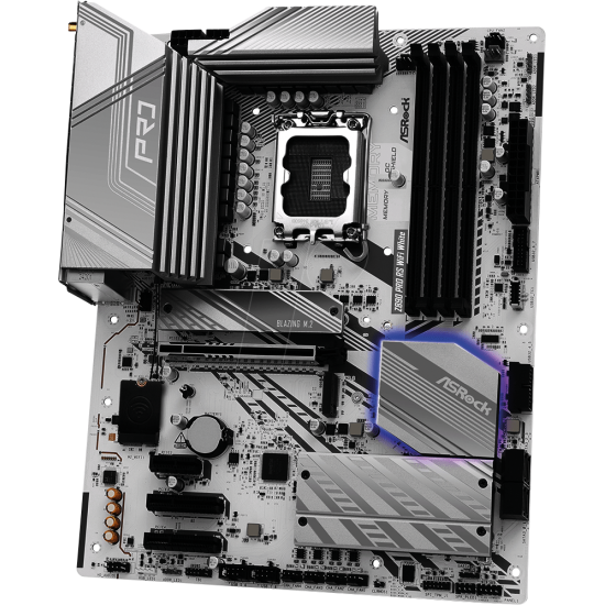ASRock Intel 1851 Z890 Pro RS WiFi White Mainboard