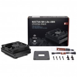 Noctua NH-L9a-AM4 chromax.black Low Profile CPU-Cooler - 92mm Noctua NH-L9a-AM4 chromax.black Low Profile CPU-Cooler - 92mm