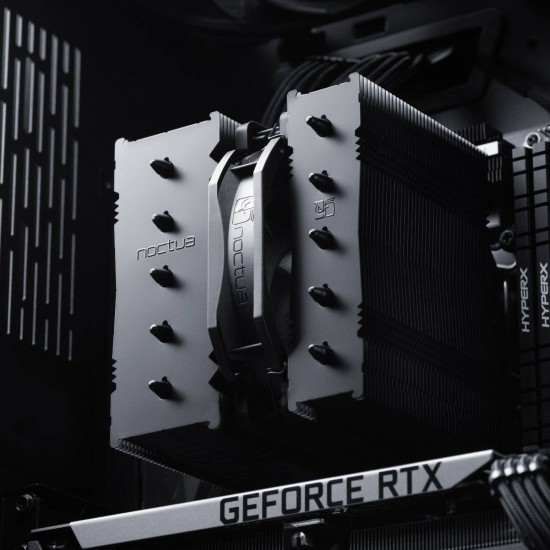 Noctua NH-D12L chromax.black CPU Cooler - 120mm Noctua NH-D12L chromax.black CPU Cooler - 120mm