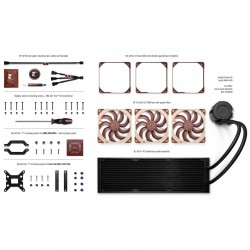 Noctua NL-LC1-42 AiO Water Cooling - 420mm - Black and Brown Noctua NL-LC1-42 AiO Water Cooling - 420mm - Black and Brown