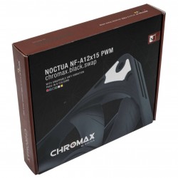 Noctua NF-A12x15 PWM chromax.black.swap Fan - 120mm (12cm) - İnce Tasarım Kasa Fanı Noctua NF-A12x15 PWM chromax.black.swap Fan - 120mm (12cm) - İnce Tasarım Kasa Fanı