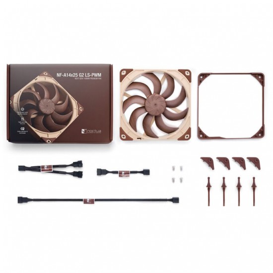 Noctua NF-A14x25 G2 LS-PWM fan - 140mm (14cm) Fan Noctua NF-A14x25 G2 LS-PWM fan - 140mm (14cm) Fan