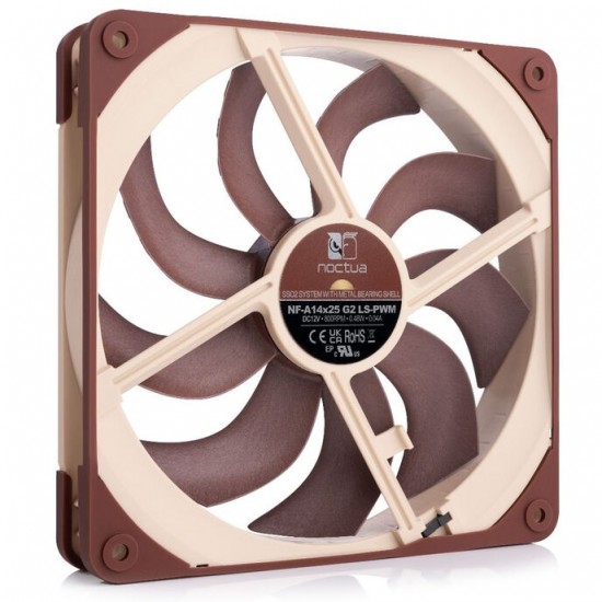 Noctua NF-A14x25 G2 LS-PWM fan - 140mm (14cm) Fan Noctua NF-A14x25 G2 LS-PWM fan - 140mm (14cm) Fan