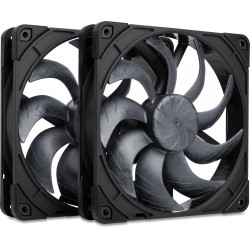Noctua NF-A14X25 G2 PWM Sx2-PP chromax.black Fan Kit LCP - 140mm - 2Pcs