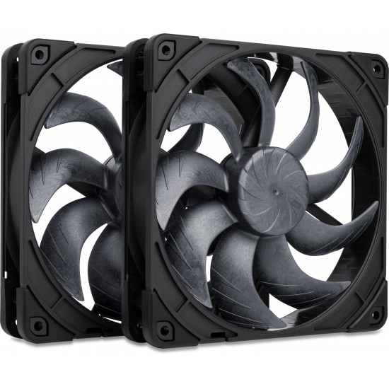 Noctua NF-A14X25 G2 PWM Sx2-PP chromax.black Fan Kit LCP - 140mm - 2Pcs