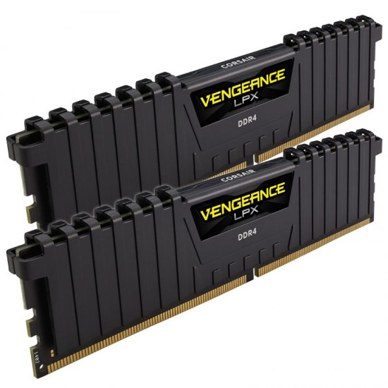 Corsair VENGEANCE LPX 16GB (2 x 8GB) DDR4 DRAM 2400MHz C16 Memory Kit - Black Corsair VENGEANCE LPX 16GB (2 x 8GB) DDR4 DRAM 2400MHz C16 Memory Kit - Black