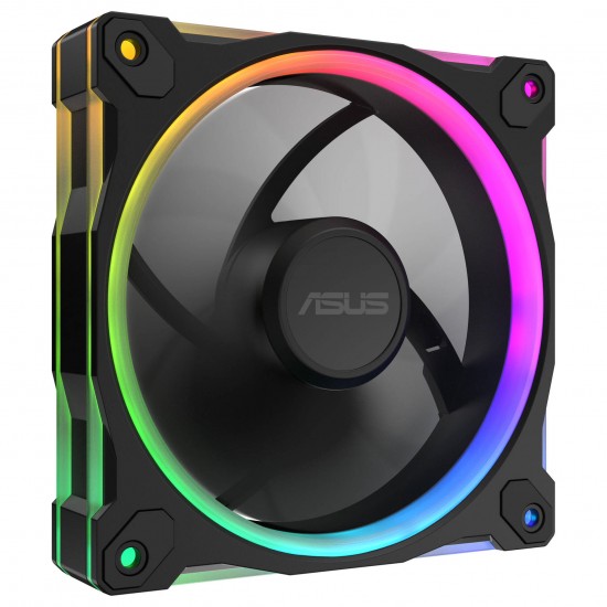 ASUS Prime MR120 ARGB Fan, PWM - 120mm, Black ASUS Prime MR120 ARGB Fan, PWM - 120mm, Black