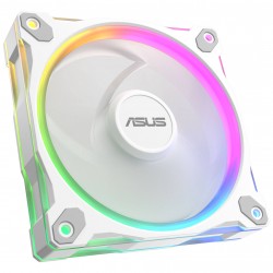 ASUS Prime MR120 ARGB Fan, PWM - 120mm, White - Reverse Blade ASUS Prime MR120 ARGB Fan, PWM - 120mm, White - Reverse Blade