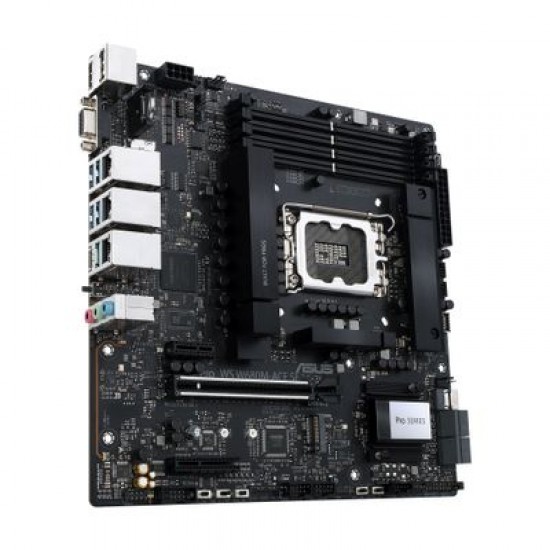 ASUS PRO WS W680M-ACE SE - micro ATX Anakart - Socket LGA1700 - Intel W680 Chipset