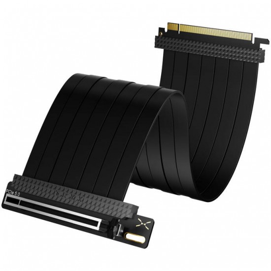 TRYX STRING PCIe 5.0 x16 Riser cabel, 300mm - Black