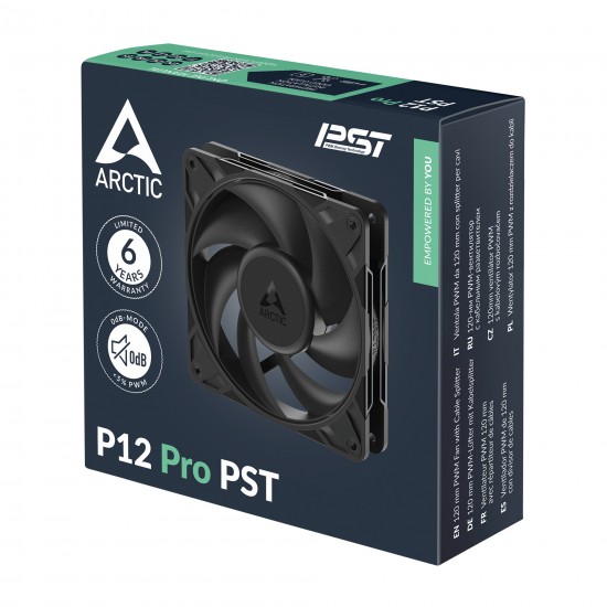 Arctic P12 Pro 120mm PWM PST - Fan (Black)