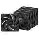 Arctic P12 Pro 120mm PWM PST - 5X Fan Set (Black) Arctic P12 Pro 120mm PWM PST - 5X Fan Set (Black)
